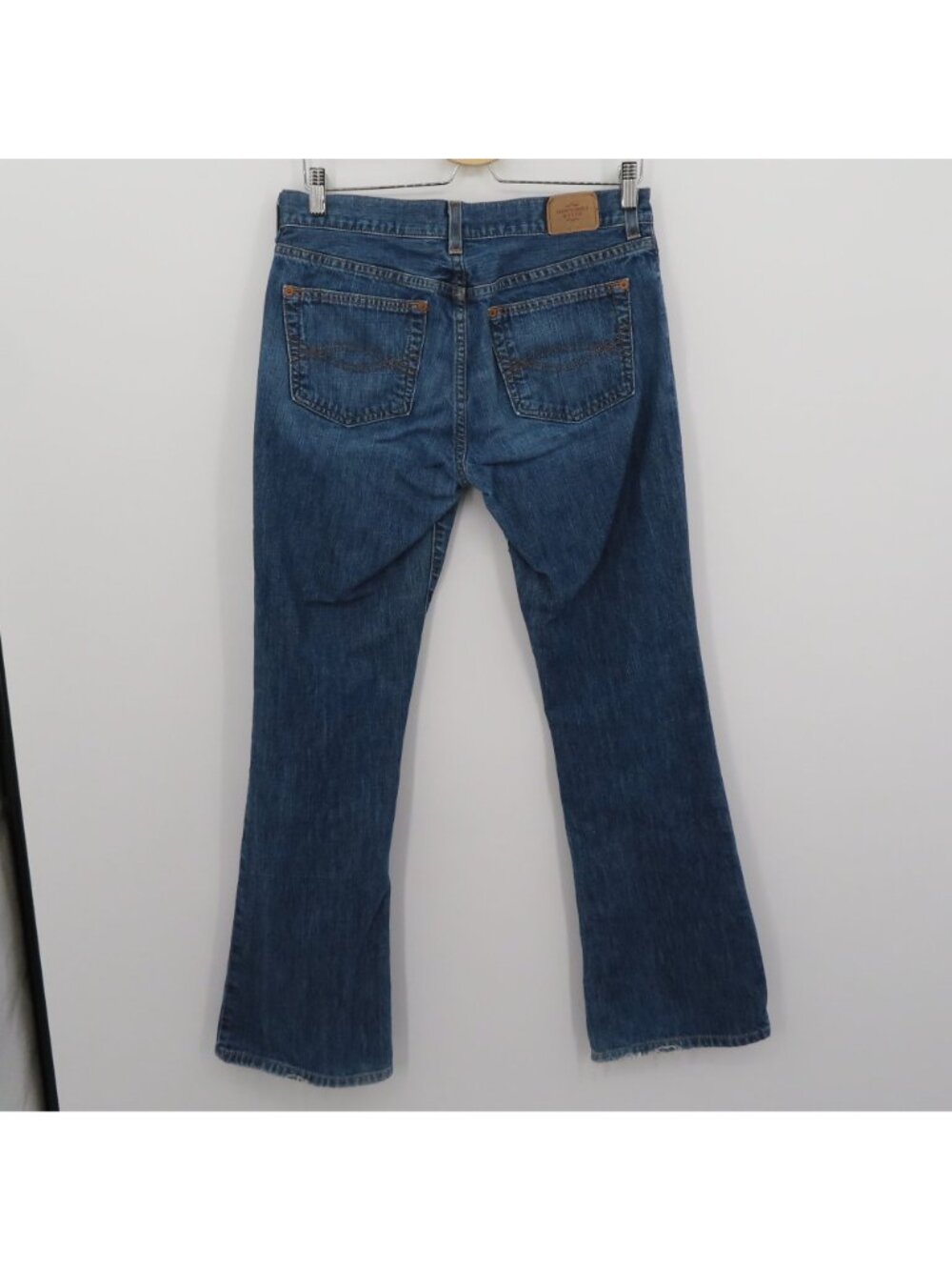 Abercrombie and Fitch Women 6 Regular Blue Denim Bootcut Boot Jeans Cotton Y2K - Picture 3 of 12